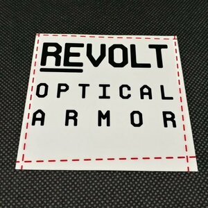 REVOLT リボルト 【SHEET STICKER】 白 9cm 新品正規 ステッカー（郵便送料込み）