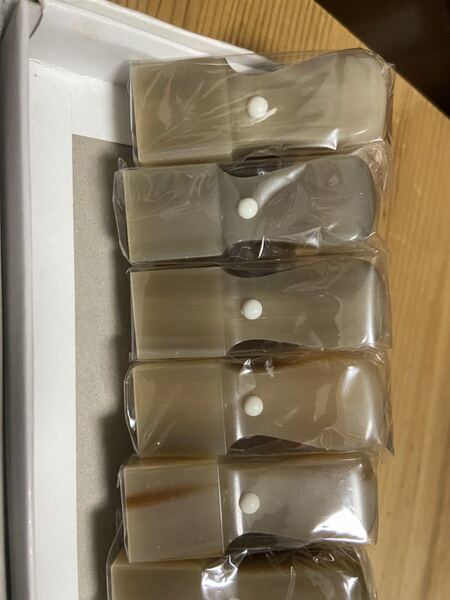 芯持ち、オランダ水牛印鑑 21mm角印 新品 送料込み