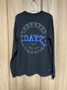 DAYZ x M&M 'TIPPED SAW' LS TEE ブラック ネイビー Sサイズ ロンT 長袖 ロング Tシャツ 西山徹 カットソー