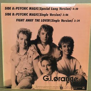 12' 国内プロモ盤 G.I. ORANGE / PSYCHIC MAGIC サイキック・マジックの画像2