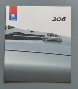 プジョー206　PEUGEOT　206　2005年9月　カタログ　プジョー205の後継車 【外22A-07】