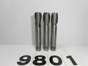 9801 Φ14-12-20-80位 MITSUBISHI 3本セット 刃部超硬エンドミル 大径