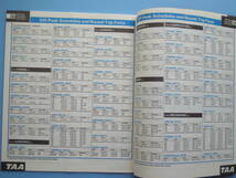 (1f110) 時刻表 古い時刻表 飛行機 旅客機 1974 トランス・オーストラリア航空 44ページあります 民間機 タイムテーブル 資料 コレクション_画像2