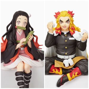 鬼滅の刃 竈門禰豆子 煉獄杏寿郎 ちょこのせフィギュア2点セット