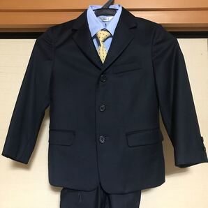 3can4on スーツ3点セット 濃紺色 ネクタイ付き 卒業式 入学式