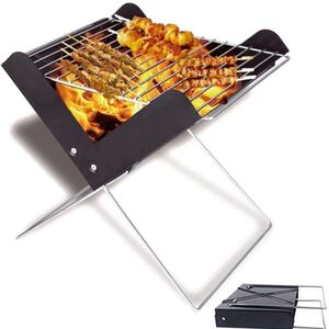バーベキューコンロ 焚き火台 キャンプ用品 BBQコンロ アウトドア用 折りたたみ式 携帯便利 バーベキューセット 1台2役