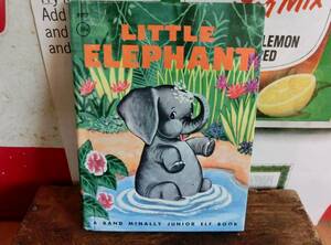 ビンテージ　「Little Elephant」子象のお話　絵本 
