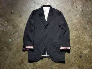 COMME des GARCONS HOMME 02ss 3Bジャケット 2002ss AD2001 コムデギャルソンオム 本切羽