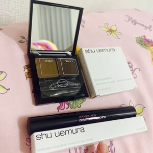 shuuemura アイブロウ、マスカラセット