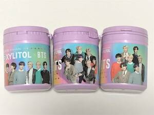 BTS キシリトールガム Smile ガムボトル 防弾少年団 メンバー全員カット3種セット ロッテ XYLITOL LOTTE 新品未使用未開封　