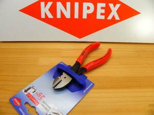 クニペックス ニッパー 強力型 *KNIPEX 7401-160SB ピアノ線2.0 *正規輸入品