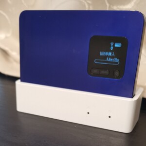 UQ WiMAX モバイルルーター WX01 SPEED Wi-Fi NEXT クレードル付属