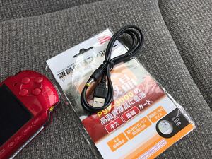 PSP 1000 2000 3000 充電ケーブル 保護フィルム
