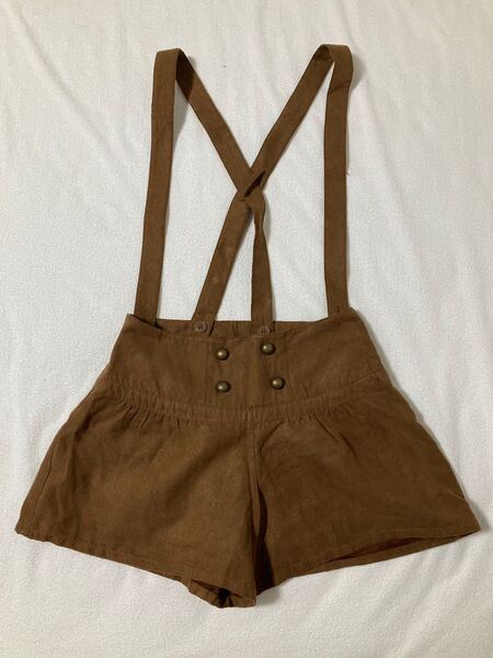 【美品】サロペット ショートパンツ