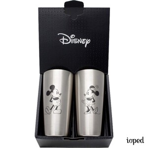 ミッキー&ミニー ステンレス真空タンブラー 440ml 2個セット ボックス入り ディズニー DISNEY