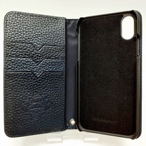 送料無料 オロビアンコ ブックケース アイフォン XR / ネイビー 新品 未開封 Orobianco Book case for iPhone XR / Navy　ストラップ_画像6