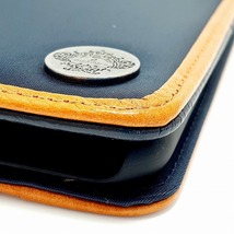 送料無料 オロビアンコ ブックケース アイフォン XR / ネイビー 新品 未開封 Orobianco Book case for iPhone XR / Navy　ストラップ_画像7