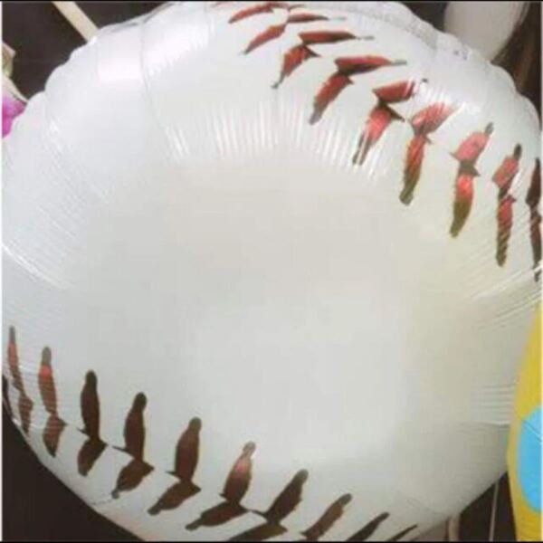 野球 ソフト バルーン 風船 サプライズ 誕生日 ギフト 花束 卒業式 野球ボールバルーン 2点セット