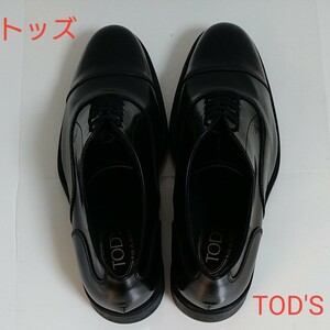 トッズ　TOD'S　靴　革靴　7 1/2 ブラック　黒　メンズ ビジネスシューズ