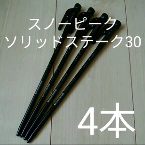 【新品・未使用】スノーピーク ソリッドステーク30 4本セット