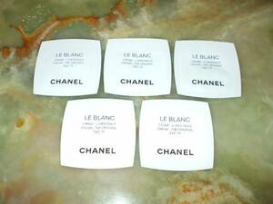  Chanel *ru Blanc cream TX 6 piece 