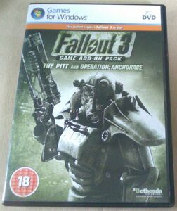 [ including carriage ] Fallout 3 Game Add-On Pack: Operation Anchorage and The Pitt four ru out EU version details unknown junk treatment 