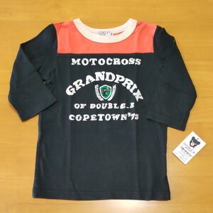 【miki house】ダブルビー モトクロス ロングTシャツ 110