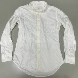 UNITED ARROWS ユナイテッドアローズ 長袖シャツ　ボタンダウンシャツ　白　ホワイト　メンズ　日本製　MADE IN JAPAN
