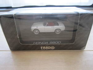 EBBRO 1/43 HONDA S600 Road star 1965 WHITE(ホワイト）エブロ　ホンダS600 白　当時物