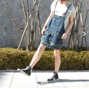 デニムワンピース ジャンパースカート オーバーオール サロペット