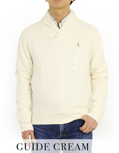  new goods outlet 3573 L size shawl color French rib sweat polo ralph lauren Polo Ralph Lauren CREAM