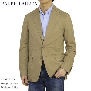 新品 A015 Mサイズ コットンチノ 2ボタンジャケット ブレザー polo ralph lauren ポロ ラルフ ローレン 