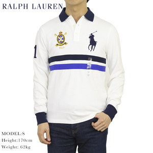 新品 アウトレット A060 Lサイズ 鹿の子 ビッグポニー 長袖ポロシャツ polo ralph lauren ポロ ラルフ ローレン 