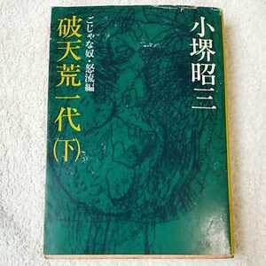 破天荒一代〈下〉ごじゃな奴・怒流編 (角川文庫) 小堺 昭三 訳あり ジャンク