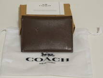 COACH(コーチ)｜パスケース/定期入れ/免許証入れ/カードケース｜ブラウン_画像2