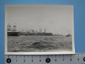 (J39) 写真 古写真 船舶 民間船 もんたな丸 神戸港