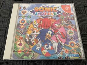 DCソフト ソニック シャッフル SONIC SHUFFLE ドリームキャスト DREAMCAST セガ SEGA 帯 ハガキ 一式揃い 送料込み Sonic the hedgehog