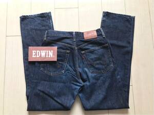 【即決】W30 エドウィン　EDWIN 503 レギュラーストレート　日本製デニム ジッパーフライ　牛革ラベル　綿COTTON100% REGULAR アメカジ