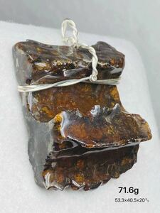 pala site meteorite 71.6gse Rico meteorite meteorite pala site se Rico meteorite pendant necklace 