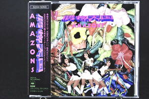 帯付 旧規格盤☆ アマゾンズ / AMAZONS 贋物天国 廃盤 ■88年発売 全９曲収録 CD アルバム ♪斉藤久美,大滝裕子,吉川智子 32DH-5053 美品