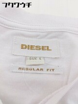 ◇ DIESEL ディーゼル イラスト 半袖 Tシャツ カットソー サイズL ホワイト メンズ 1110080009226_画像3