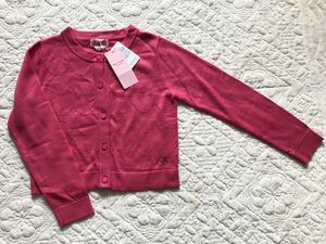 * new goods * Kate Spade * long sleeve ska LAP cardigan *130*. pink *