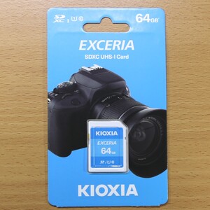 東芝 キオクシア SDカード SDXC 64GB / フルHD 動画対応 / 高速100MB/s 読込