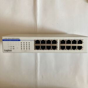 Logitech16ports100BASE TX-SwitchingHUB LAN-SW16P/HGWロジテックスイッチングハブ