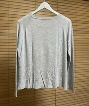 【激安1点のみ 国内正規品】ZARA ザラ 長袖 ニット M グレー系 USED_画像5