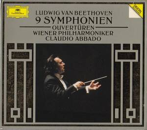 廃盤超希少 6CD 初期西独盤 クラウディオ・アバド ウイーン・フィル ベートーヴェン 交響曲 全集 序曲 集