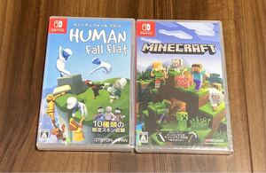 Nintendo switch ソフト マインクラフト ヒューマンフォールフラット 新品未開封 セット マイクラ