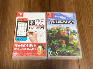 Nintendo switch ソフト マインクラフト 脳を鍛える大人の switch トレーニング 新品 マイクラ 川島隆太