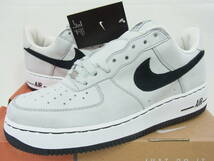 国内新品 2005 NIKE AIR FORCE 1 NEUTRAL GREY BLACK WHITE LOW AF1 ナイキ エア フォース グレー ブラック ホワイト 27cm US9 306353-007_画像1