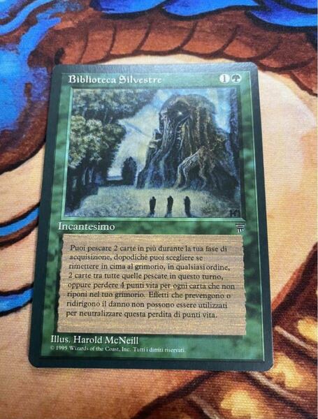 mtg マジックザギャザリング　ルネッサンス 他言語 森の知恵/Sylvan Library